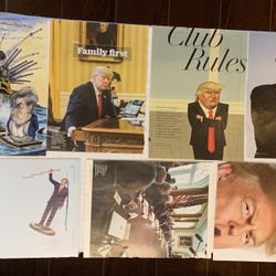 Donald Trump Assorted Magazine Pictures (7) Total