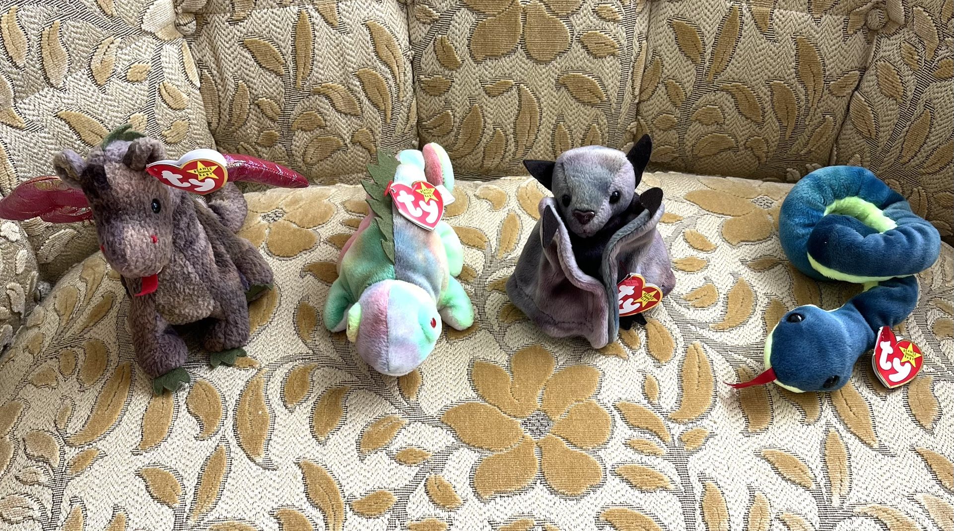 4 Brand New Tagged Beanie Babies