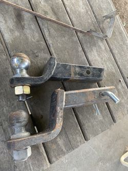 Drop hitch 2” & 2 5/16. $30.00
