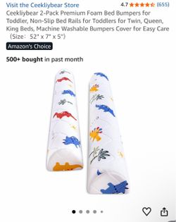 Premium foam bed bumpers