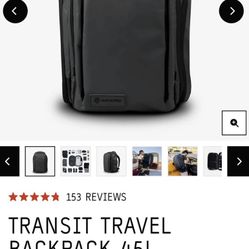 Wandrd TRANSIT TRAVEL BACKPACK 45L