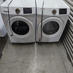 Samsung Set Washer And Electric Dryer 