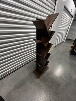 Dark Wood Tree Bookshelf Tower 4 of them