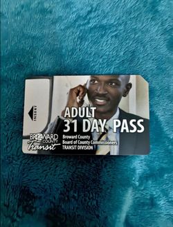 31 day bct bus pass brand new