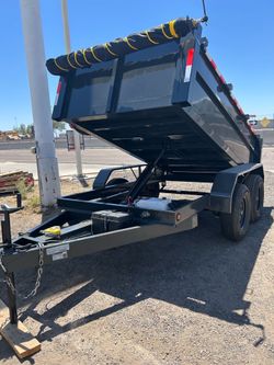 2026 10x5x2 polestar dump trailer with ramps