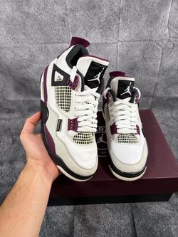 SIZE 7.5 | JORDAN 4 PSG WITH BOX | PRE-OWNED