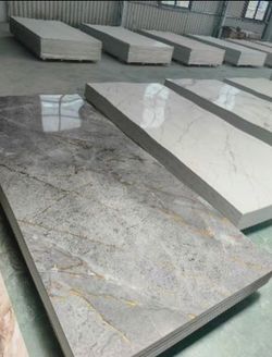 PVC Marble Look Slabs Decorative Interior Wall Sheets