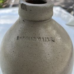 Bangor Maine Stoneware Jug