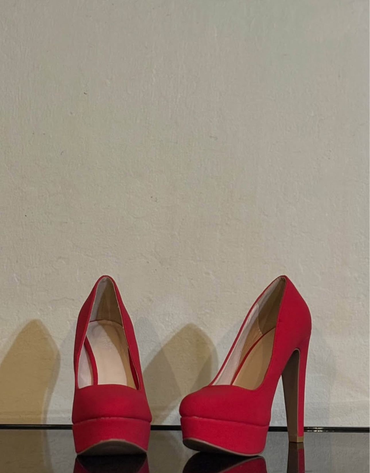 Red Platform Heels Size 6!