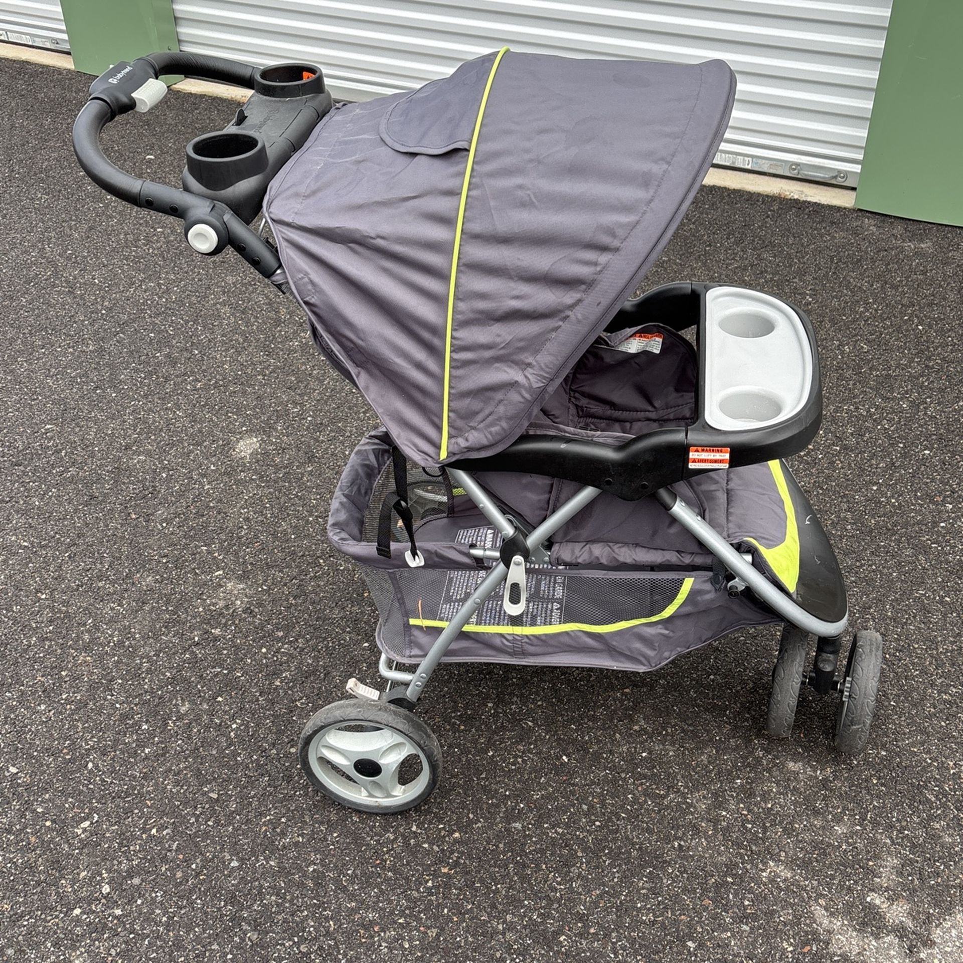 Babytrend Stroller Collapsible Covered Gray