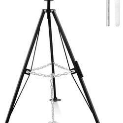 Gooseneck Tripod Stabilizer for 5th Wheel or Trailer, Adjustable Stabilizer with 7500lb Load Capacity, Tripod Jack for Fifth-Wheel Trailers, RVs, and 