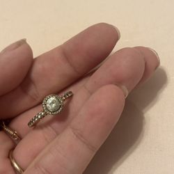 Rose Gold Pandora Princess Ring