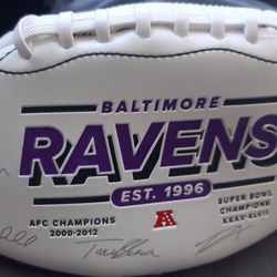 Ravens signed football