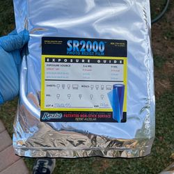 Photo resist film 10 sheets never used