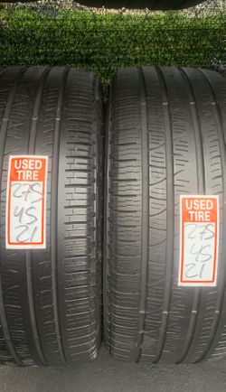 Tires 275/45/21 pirelli