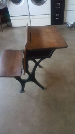 Antique school desk