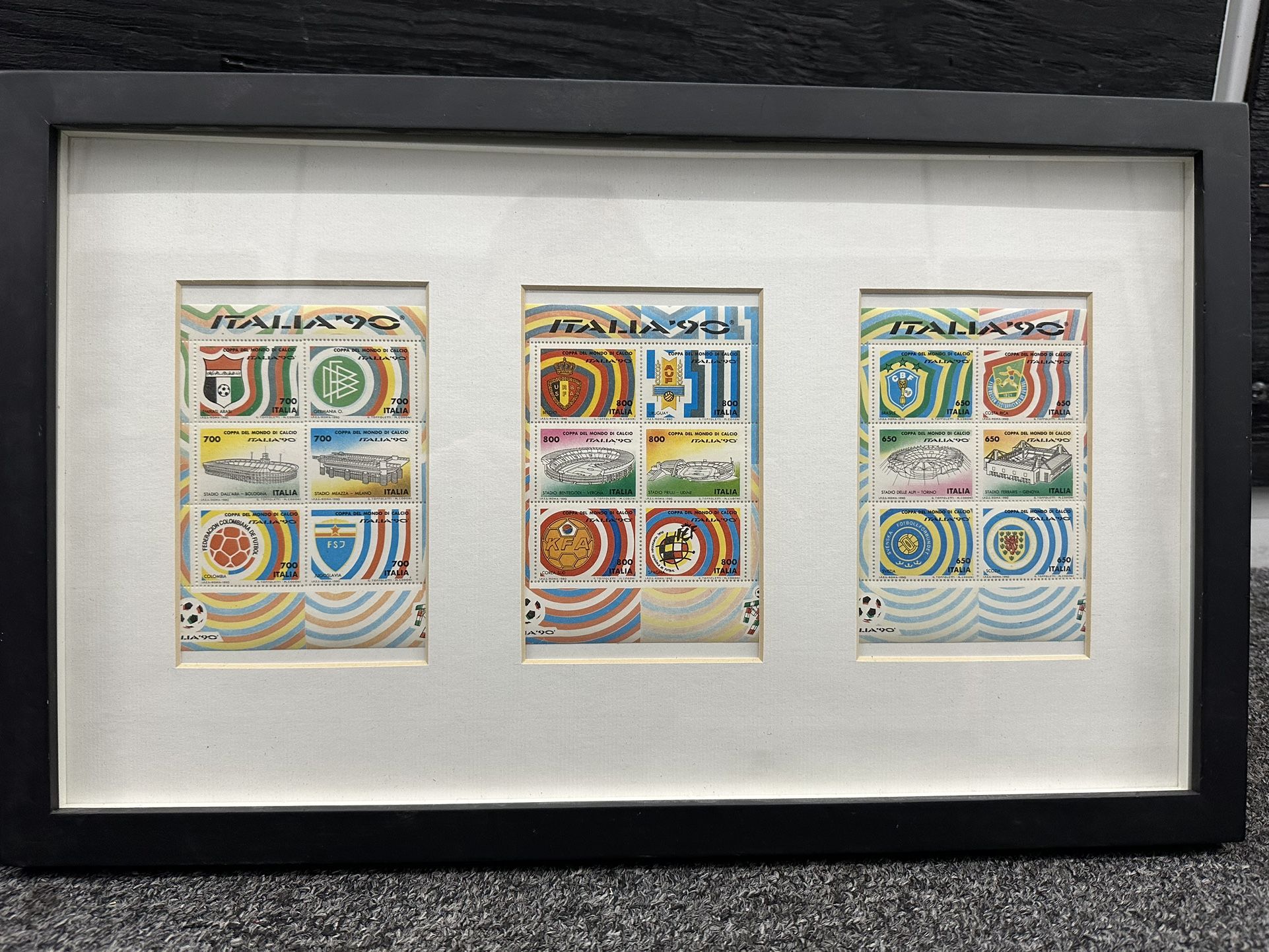 Stamps - Italy 1990 World Cup Football