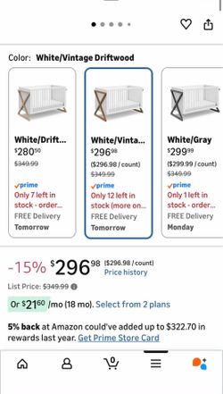 Crib with mattress and water protector