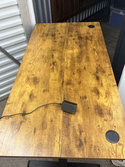 Standing desk and chair