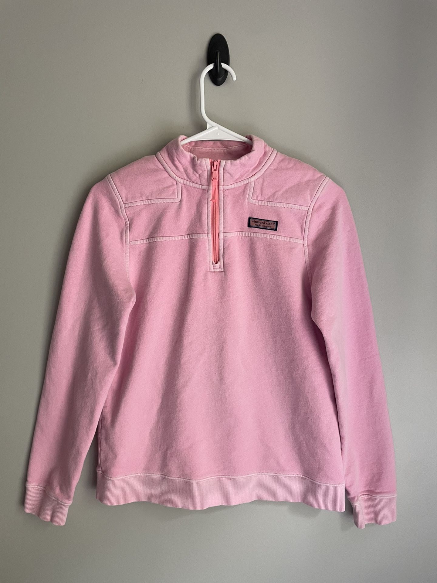 Vineyard Vines Girls Size 16 XL 1/4 Zip Pullover Sweatshirt Nautical Shep