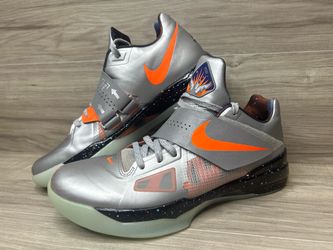 Nike Kd 4 Galaxy Metallic Silver FD2635-001 Size 10.5 (PO1026088)