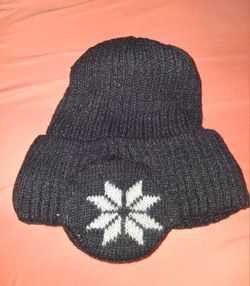 Contemporary Black Beanie Hat