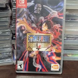 NINTENDO SWITCH ONE PIECE PIRATE WARRIORS 4 BRAND NEW FACTORY SEALED