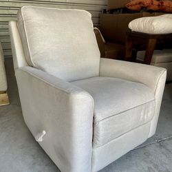 🏷WAREHOUSE CLEARANCE | True Innovations Paxley Fabric Swivel Glider Recliner 💥