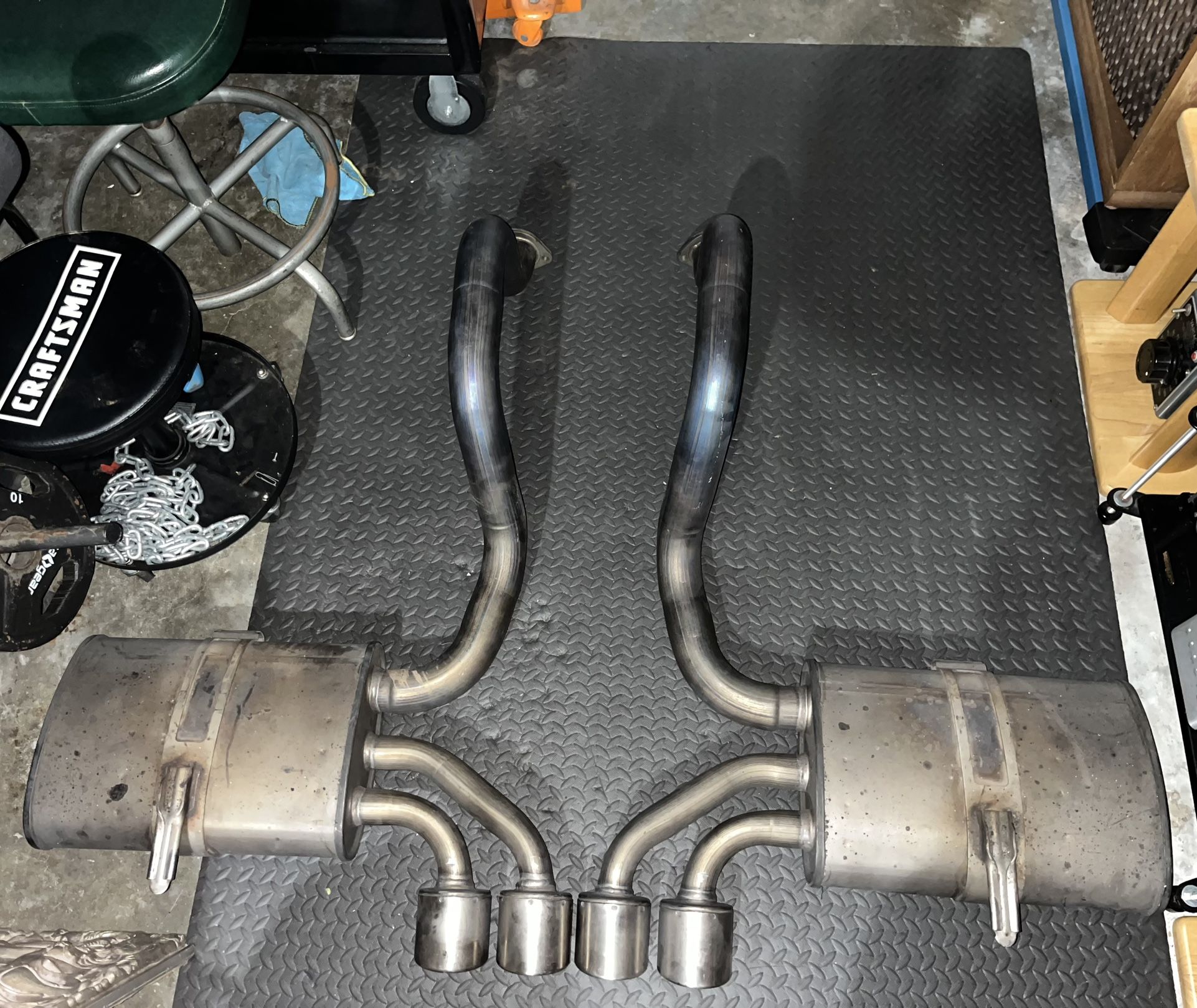 OEM c5 Z06 Titanium Exhaust