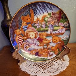 Teddy Bear Picnic Plate
