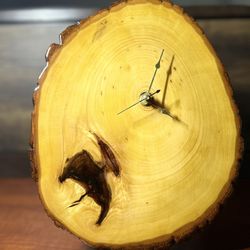 Custom Handcrafted Wooden Clocks.