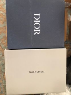 Designer shoes empty boxes