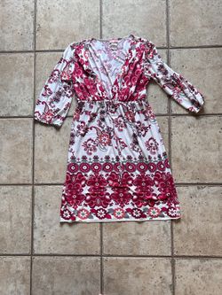 vintage voila pink florals dress