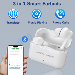 Translator Earbuds with for 144 Languages and 11 Offline Translation