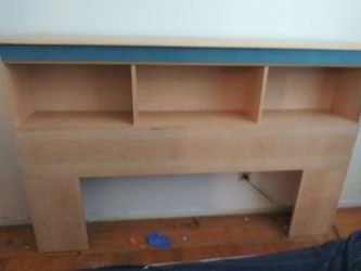 Book shelf head board dresser mirror