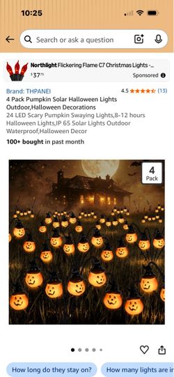 Halloween Wayne pumpkin Solar lights Halloween swaying pumpkin Solar lights