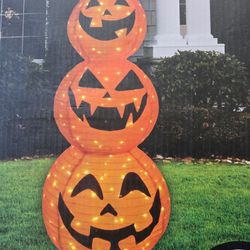 3 Tier Pumpkin Yard Decor 
