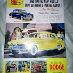 Antique Dodge Advertising