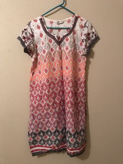 Nice dress. BIBA brand. Size 38. Fits a med. to lg.