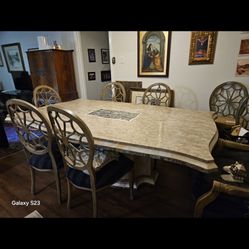 Sicily Marble Dining Room Table