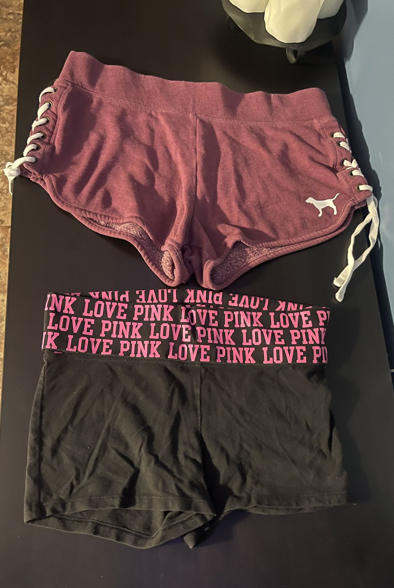Two Pairs Of Soft Shorts  Brand Is Pink 
