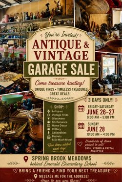 Vintage estate sale