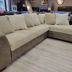 ASHLEY - KESKIN SAND RAF SECTIONAL LIVING ROOM SET