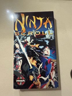 Ninja Scroll Original Manga VHS Video Tape English Dubbed Version VCR