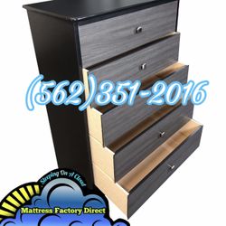 Black And Grey Five Drawer Dresser Compressed Chest New Comoda 