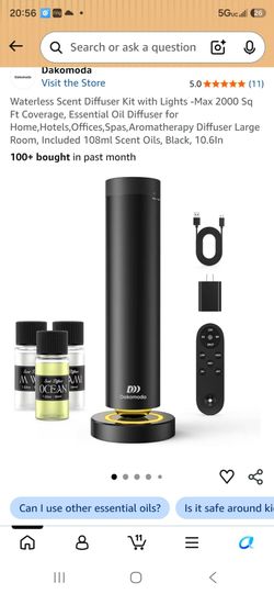 Waterless Scent Diffuser Kit with Lights