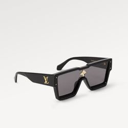 BRAND NEW| Louis Vuitton Cyclone Sunglasses| Diamond-Gold/Black