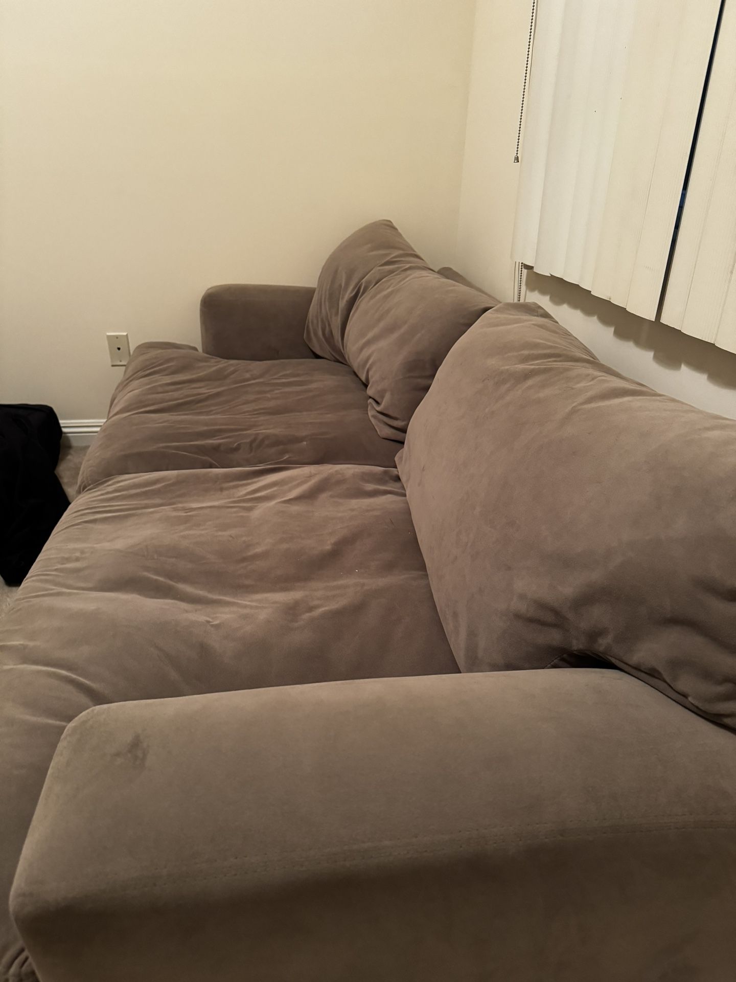 Grey Love Seat Couch