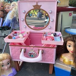 Disney Princess Vanity Makeup Hair With Light