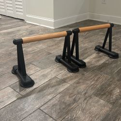 Wood parallettes (basically New)